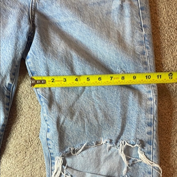 Forever 21 Blue 90s Fit High Rise Wide Leg Jeans NEVER WORN - Picture 4 of 6